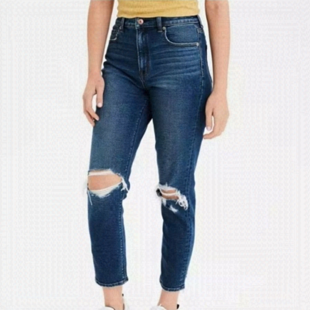 𝅺american Eagle Mom Jeans 00